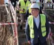 Oficialii clubului din Trivale au îngropat o „capsulă a timpului” în fundația noului stadion „Nicolae Dobrin”