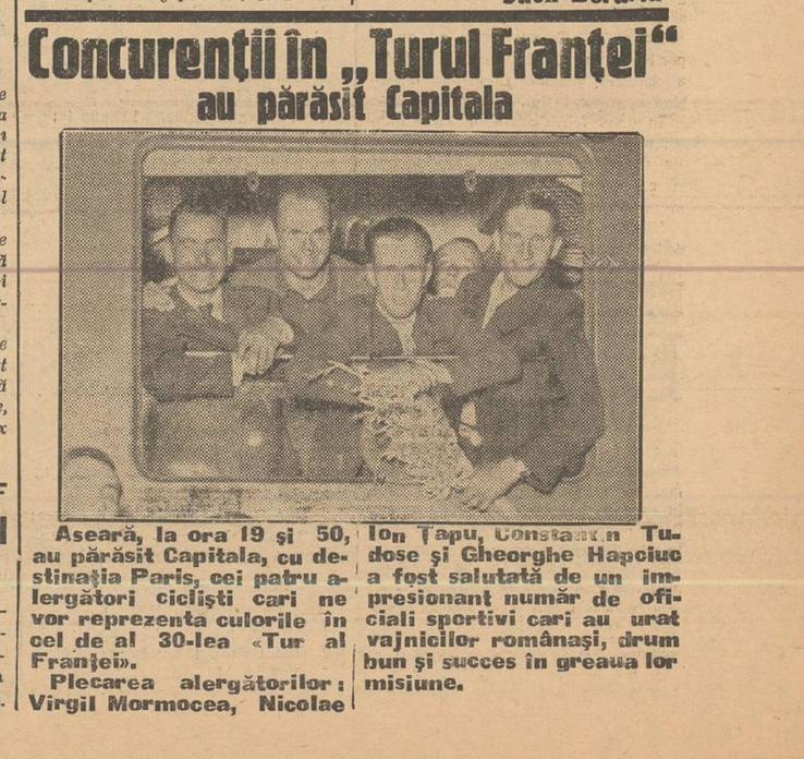 Plecarea spre Turul Franței s-a făcut cu trenul