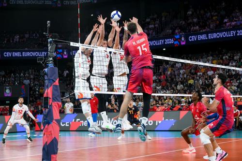 România, duel cu Franța, campioana olimpică a ultimelor două ediții/Foto: Florin Petean (GSP.ro)