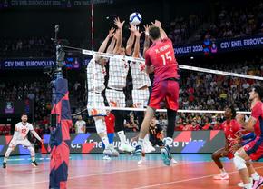 România - Franța, ultimul meci din grupa D » Campioana olimpică își adjudecă un set secund fantastic