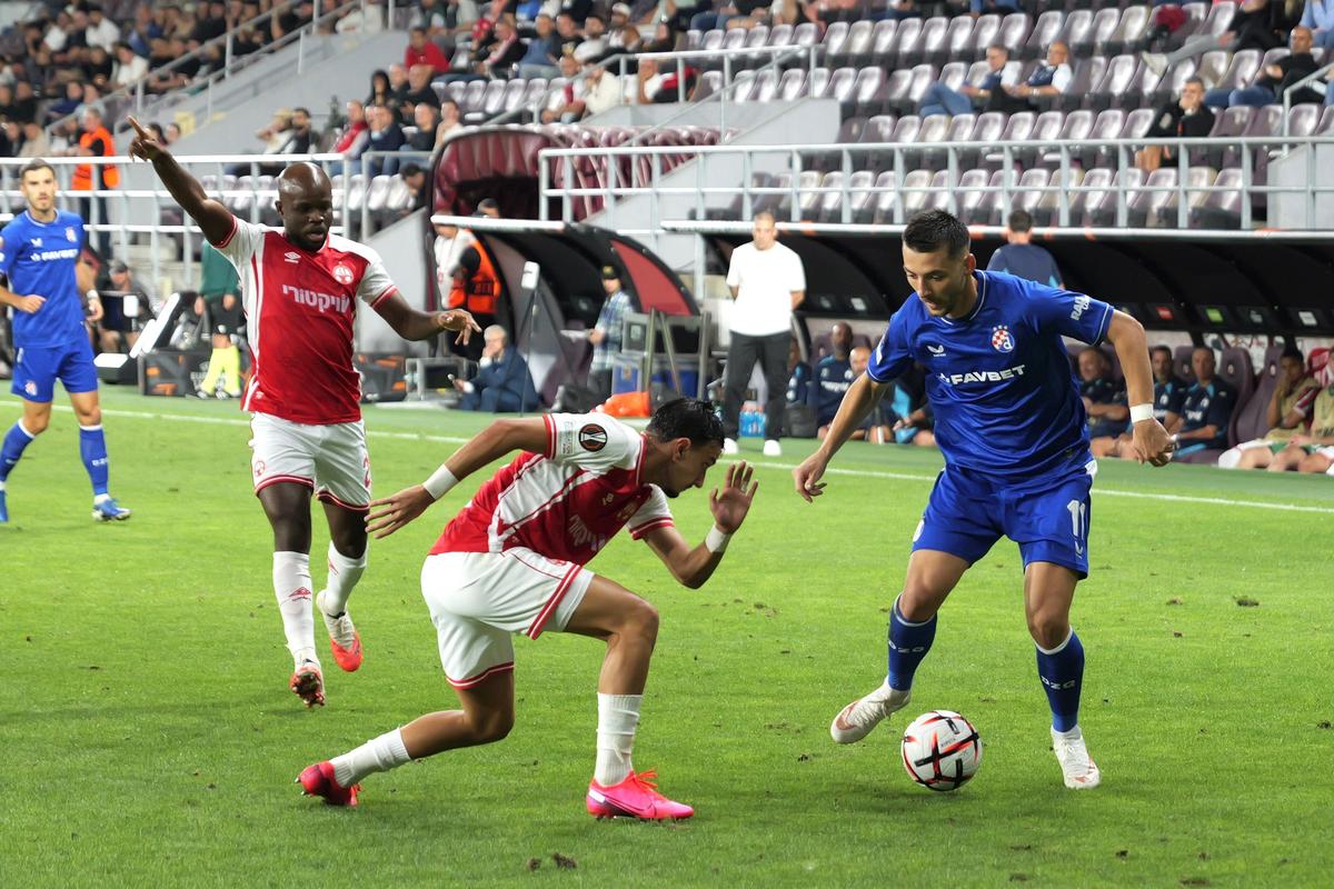 Imagini de meci Hapoel Beer Sheva - Dinamo Zagreb // foto: Andrei Furnigă (GSP)