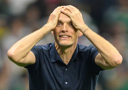 Thomas Tuchel, în timpul meciului Mexic - Anglia // FOTO: Imago Images