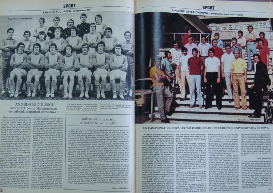 Paginile revistei Flacăra GSP LIVE // VIDEO + FOTO Fiul lui Adrian Păunescu a povestit cum a luat naștere în '73 sintagma „Craiova, campioana unei mari iubiri”