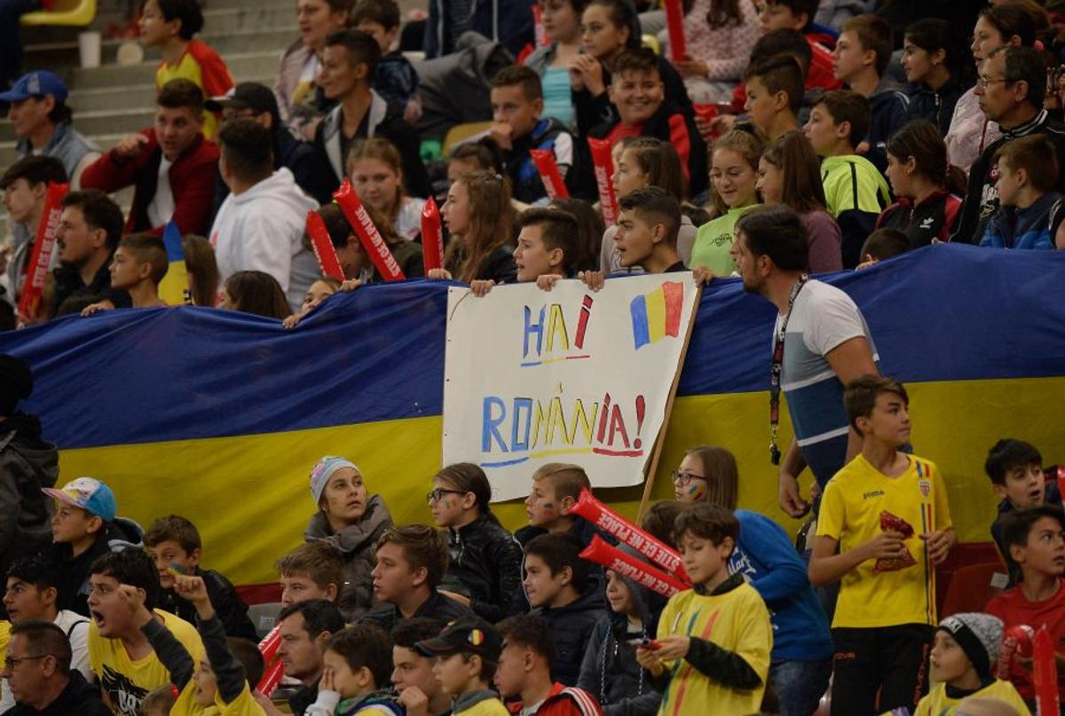 ROMÂNIA - NORVEGIA 1-1 // GALERIE FOTO Cel mai simpatic mesaj afișat de copii pe Arena Națională