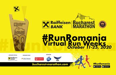 Ediția virtuală a Raiffeisen Bank Bucharest MARATHON se prelungește până pe 24 octombrie!