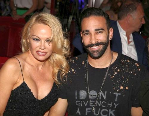 Adil Rami și Pamela Anderson