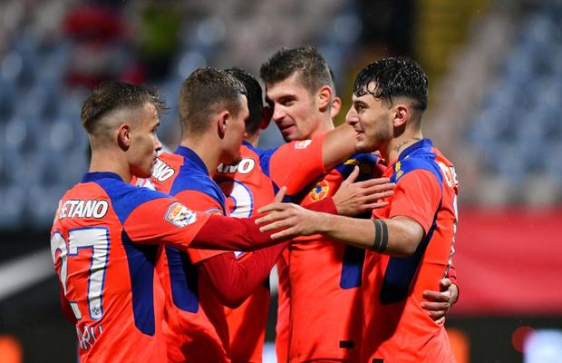 FCSB - CS Mioveni 3-0 » Victorie MARE pentru FCSB, într-un meci în care a avut doar două rezerve » Keșeru, MVP la Buzău