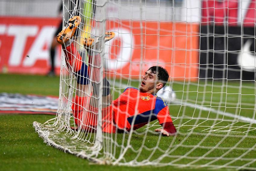 La Buzău, cu CS Mioveni, FCSB a fost susținută de doar 1.360 de spectatori. Record negativ în actuala stagiune pentru vicecampioană.