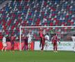 Ionuț Zaharia, gol din corner în CSA Steaua - Astra / FOTO: Capturi @Telekom Sport 1
