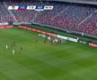 Ionuț Zaharia, gol din corner în CSA Steaua - Astra / FOTO: Capturi @Telekom Sport 1