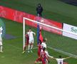 Ionuț Zaharia, gol din corner în CSA Steaua - Astra / FOTO: Capturi @Telekom Sport 1