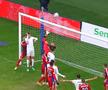 Ionuț Zaharia, gol din corner în CSA Steaua - Astra / FOTO: Capturi @Telekom Sport 1