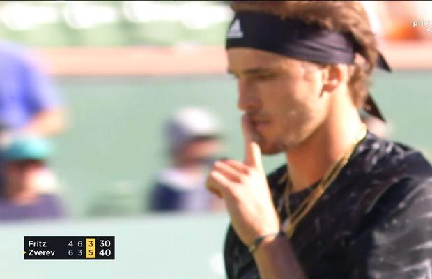 Zverev le-a cerut fanilor de la Indian Wells să tacă, la minge de meci în fața lui Fritz! Ce a urmat a fost incredibil