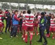 Dinamo a câștigat finala mică a SuperLigii de rugby! Scor întors în repriza a doua + Imagini spectaculoase cu bucuria „bulldogilor”