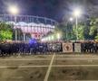 Ultrașii celor de la CSA Steaua au vrut să fie alături de „frații” arădeni la meciul cu FCSB, dar accesul în sectorul oaspeților de pe Arena Națională le-a fost interzis.  / FOTO: Facebook @As47