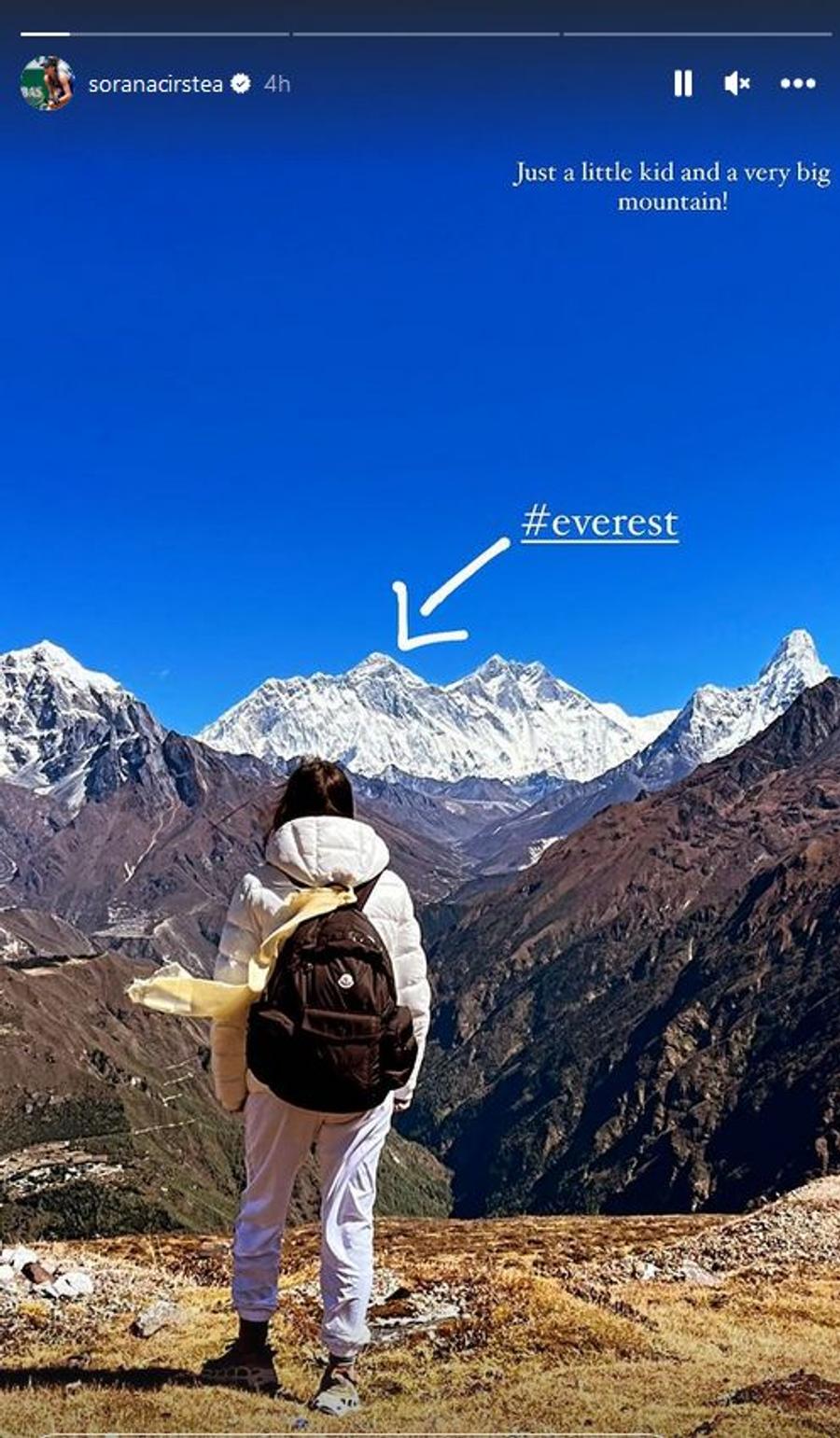foto: Instagram @Sorana Cîrstea Sorana Cîrstea și Ion Țiriac jr, escapadă în munții Himalaya » Cum s-au dat de gol