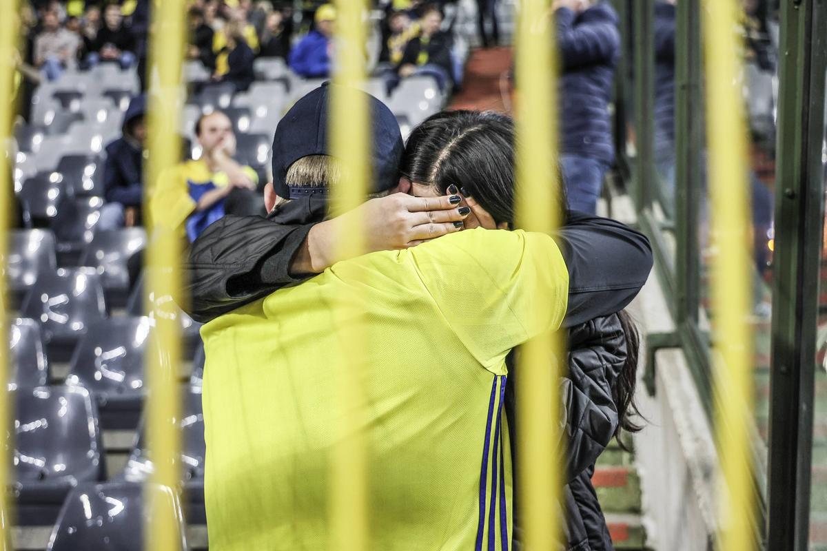 FOTO Belgia - Suedia, întrerupt după un atac terorist în Bruxelles