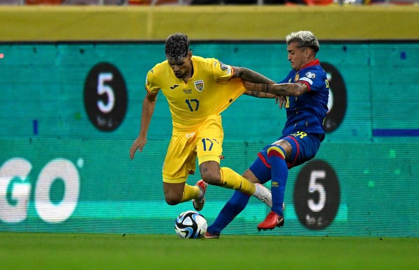 Florinel Coman, în timpul meciului România - Andorra, 
Foto: Raed Krishan (GSP)