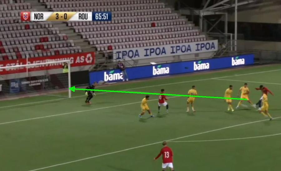 FOTO: Captură @FRF TV România U20, prestație lamentabilă în Norvegia » Tsunami la poarta „tricolorilor”: goluri și ocazii cu nemiluita