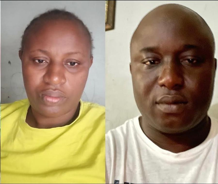Easter și Osita Okolo, sora și cumnatul lui Victor Osimhen. Foto: Captură YouTube Scandal în Italia! Un campion cu Napoli este acuzat că a luat împrumut jumătate de milion de dolari și nu vrea să-i mai restituie