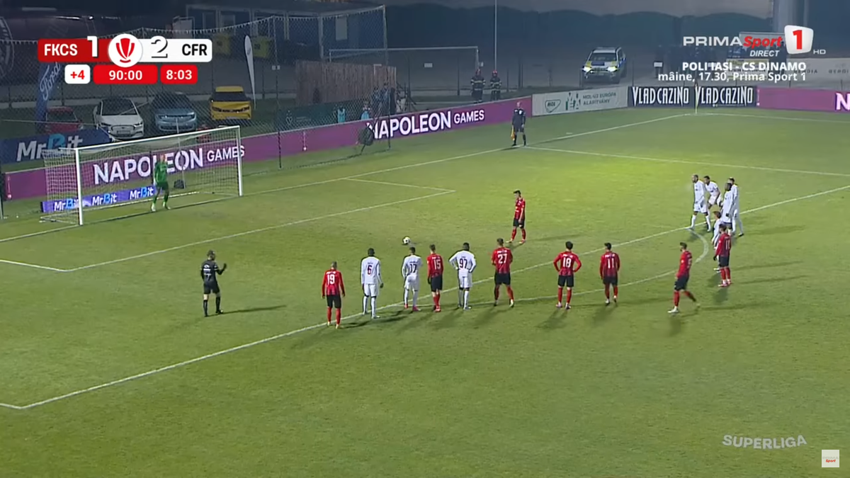 Premieră în fotbalul românesc » Jucătorul a fost pedepsit după ce a marcat în Superliga: „Nu sunt de acord”