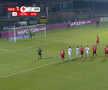 „Panenka” lui Lorand Paszka din Csikszereda - CFR Cluj. FOTO: captură Prima Sport