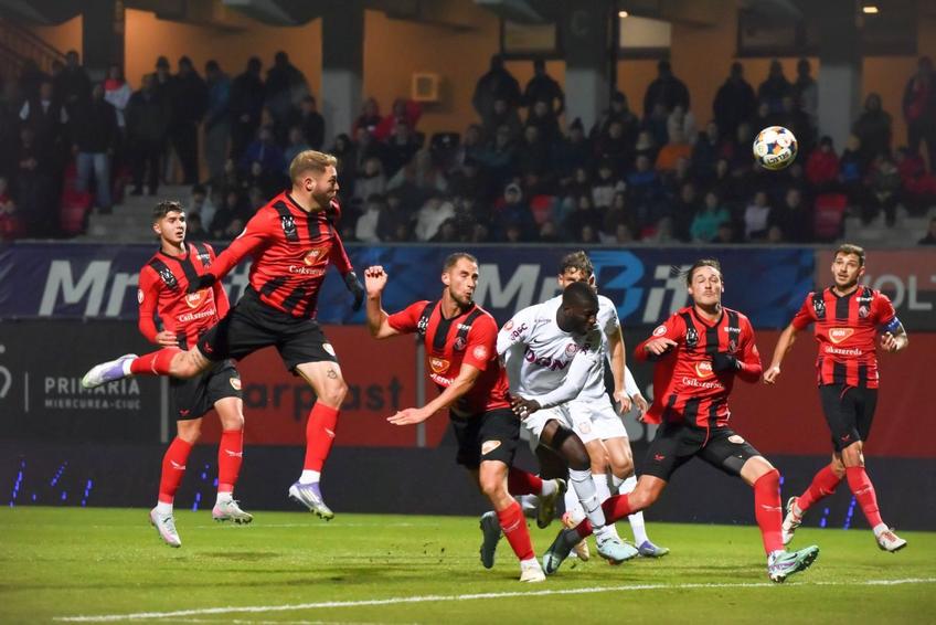 Eppel, gol în Csikszereda - CFR Cluj // foto: Facebook Csikszereda