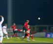 Golul lui Eppel din Csikszereda - CFR Cluj. FOTO: captură Prima Sport 1