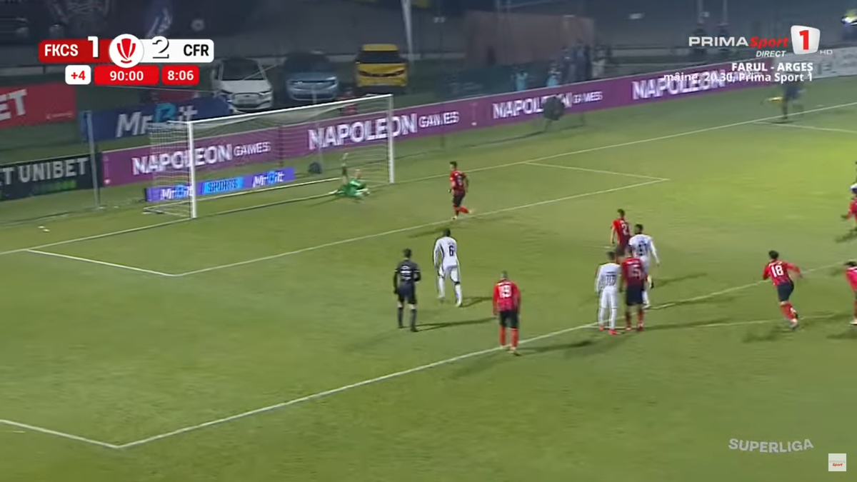 Premieră în fotbalul românesc » Jucătorul a fost pedepsit după ce a marcat în Superliga: „Nu sunt de acord”
