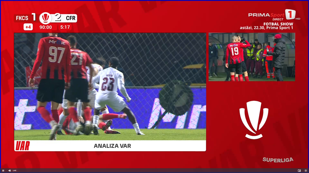 George Găman, greșeală mare de arbitraj în Cskiszereda - CFR Cluj