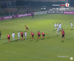 „Panenka” lui Lorand Paszka din Csikszereda - CFR Cluj. FOTO: captură Prima Sport