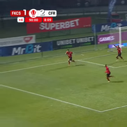 „Panenka” lui Lorand Paszka din Csikszereda - CFR Cluj. FOTO: captură Prima Sport