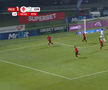 „Panenka” lui Lorand Paszka din Csikszereda - CFR Cluj. FOTO: captură Prima Sport