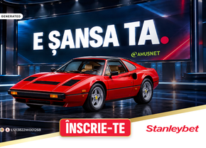 Stanleybet lansează „E ȘANSA TA”: premii de peste un milion de lei și o finală cu o mașină de colecție