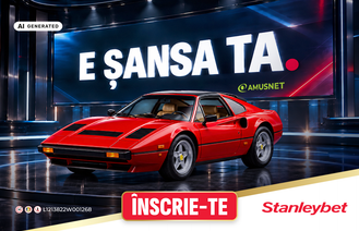 Stanleybet lansează „E ȘANSA TA”: premii de peste un milion de lei și o finală cu o mașină de colecție