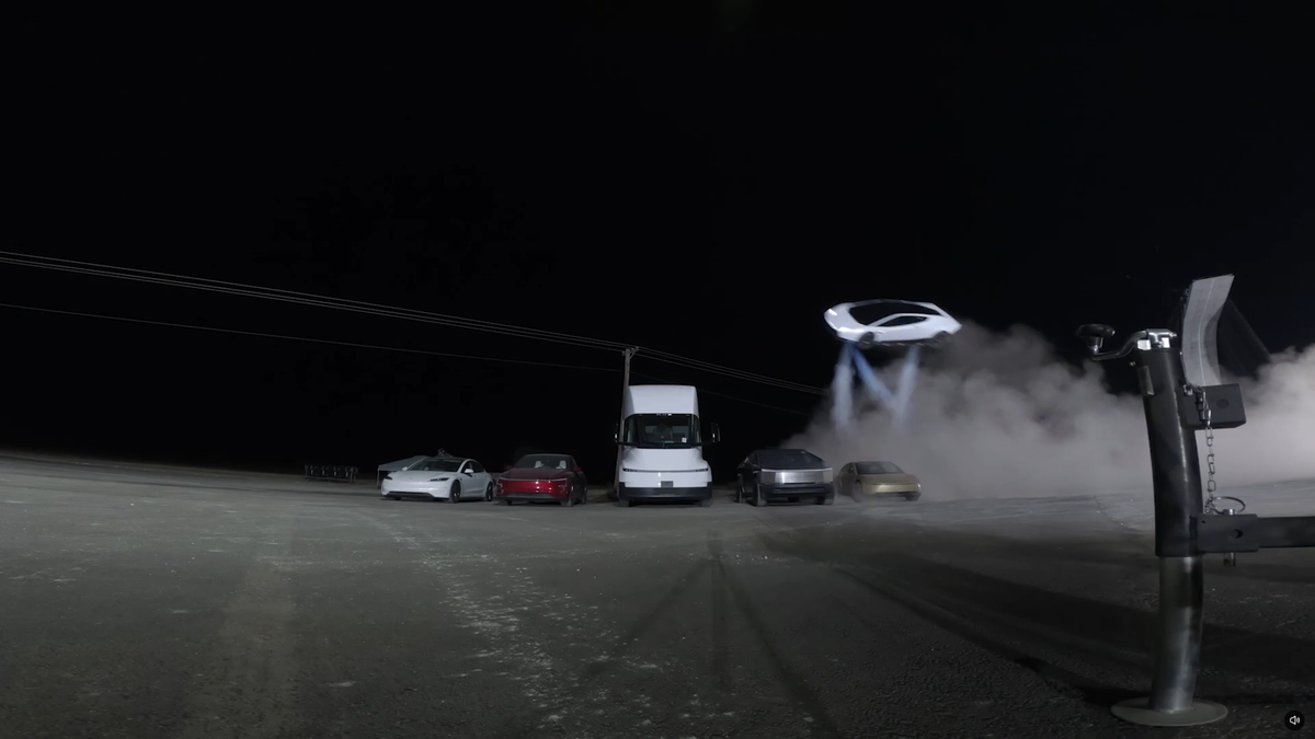 Tesla a prezentat prima mașină zburătoare din lume