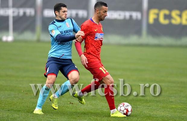 FCSB învinsă la scor de tenis de Chindia Târgoviște » Momcilovic a marcat + Pintilii a revenit pe teren