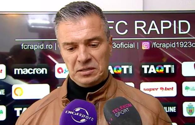 Pancu a răbufnit la finalul meciului cu Pandurii: „La victorii, suntem primii pe la televizor”