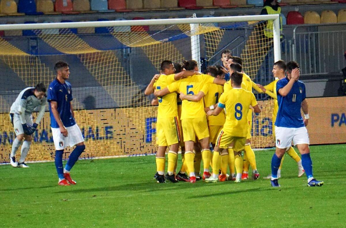 Italia U21 - România U21 / Sursă foto: frf.ro