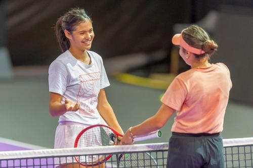 Emma Răducanu, alături de Gabriela Ruse / Sursă foto: Transylvania Open