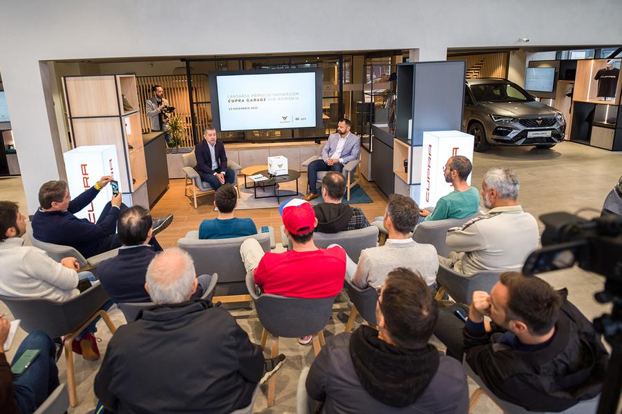 CUPRA lansează ȋn România primul showroom CUPRA Garage, la București