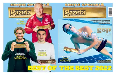 Nu rata, azi, o ediție specială a Gazetei Sporturilor » Interviuri exclusive și imagini de senzație în 32 de pagini dedicate celor mai importante premii din sportul românesc