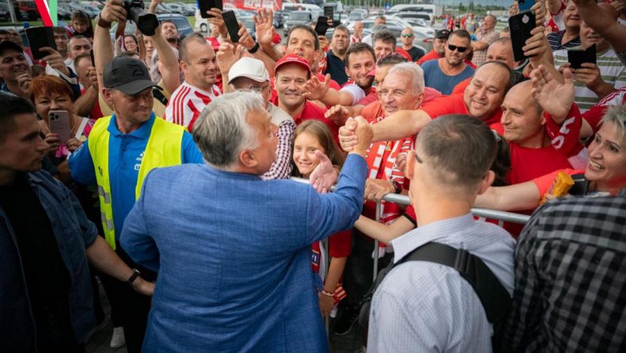 Viktor Orban a fost pe stadion la Israel - Elveția, apoi a transmis un mesaj de 4 cuvinte