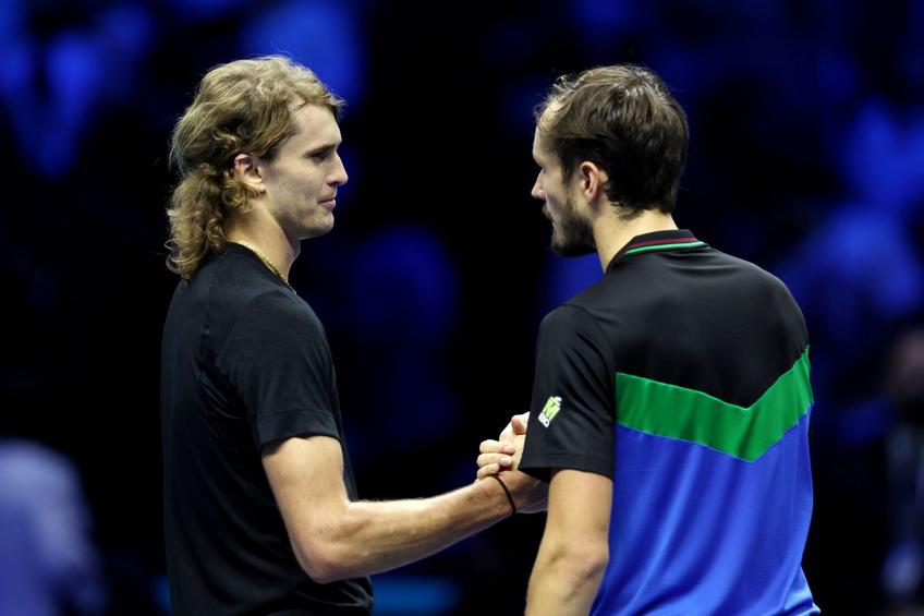 Alexander Zverev și Daniil Medvedev Foto Guliver/GettyImages