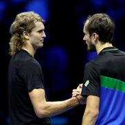Alexander Zverev și Daniil Medvedev Foto Guliver/GettyImages