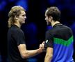 Alexander Zverev și Daniil Medvedev Foto Guliver/GettyImages