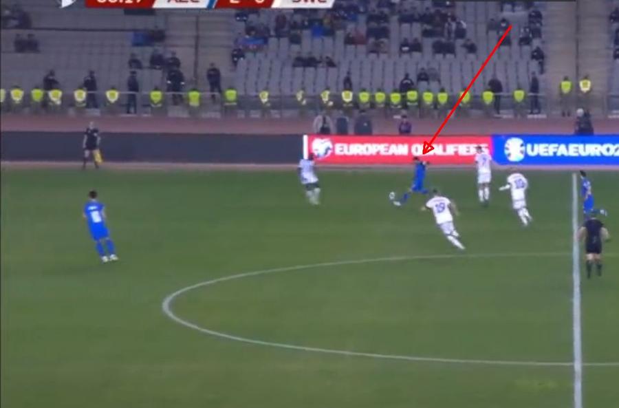 Rezultat șocant în preliminariile EURO 2024 » Fotbalistul aflat sub comanda lui Mutu a marcat de la jumătatea terenului pentru surpriza serii