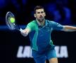 Novak Djokovic, testat serios de Hubert Hurkacz la Turneul Campionilor