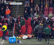 Imagini dramatice în Olanda - Ungaria, foto: captură Prima Sport