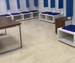 Vestiarul lăsat de români la Priștina // foto: Captură GSP